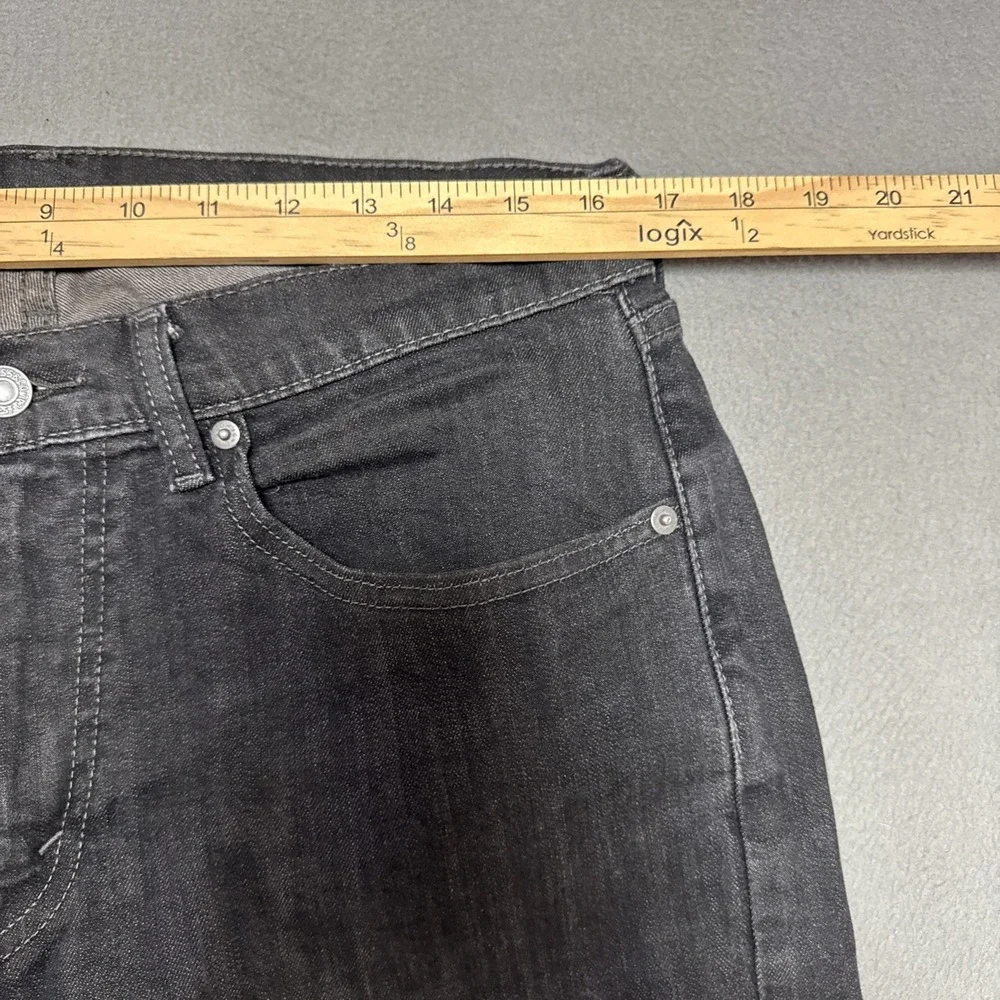 Levis 559 Relaxed Straight Jeans Mens Dark Wash 33x34 Gray Stretch Comfort Denim